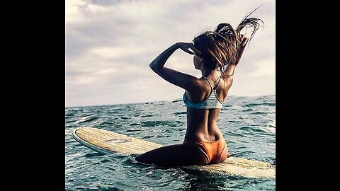 Hot surfing in summer