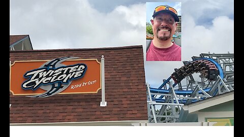 Off Ride Footage of TWISTED CYCLONE at Six Flags Over Georgia, Atlanta, USA