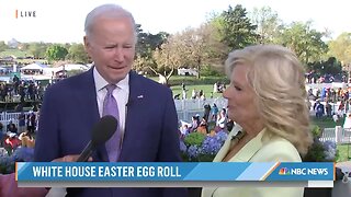 At the White House Easter Egg Roll, Joe Biden declared his intention to run in the 2024 elections