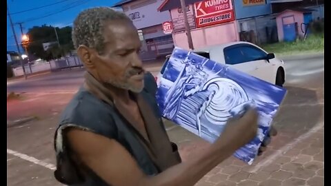 AMAZING Street Artist | No Brush, No Palette!