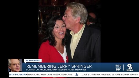 Jerry Springer: Norma Rashid remembers her years as Springer's co-anchor on local television