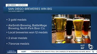 Several San Diego craft breweries earn gold medals at 2023 World Beer Cup
