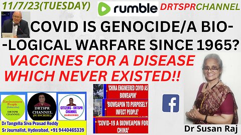 COVID-A BIO--LOGICAL WARFARE SINCE 1965?A GENOCIDE?VACCINES FOR A DISEASE WHICH NEVER EXISTED!