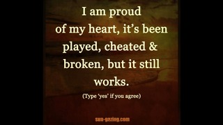 Proud of my heart