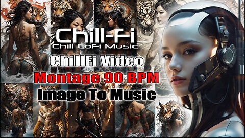 Lofi image to music montage chill hop 90 BPM | Chillfi by DjAi