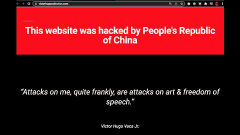 Attack on Free Speech Proves Veteran American Refugee Victor Hugo is Over China Virus Truth Target