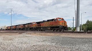 Railfanning the BNSF Phoenix Sub: All GE, All DC, All "Z" Peoria, AZ 9-22-2022