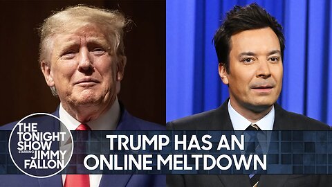 Trump Melts Down Online Ahead of Expected Indictment | The Tonight Show Starring Jimmy Fallon