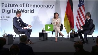 Secretary Blinken Participates in a Conversation with German Foreign Minister Annalena Baerbock