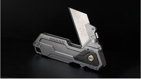 The Phantom 2.0--Enhanced Titanium Folding Utility Knife