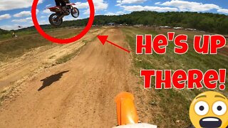 Zac jumped the quad over top of me ! | I-64 MX