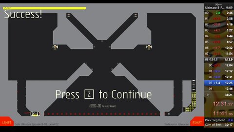 N++ - Ultimate B-row - 37:10