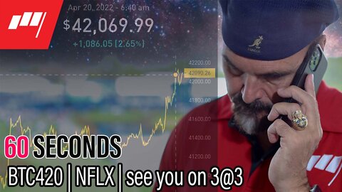 ⏱️#BTC 420 $NFLX vaporized see you on @3at3_UOA more @MarketRebels 🏴‍☠️