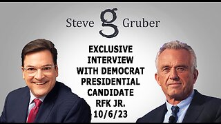 WATCH STEVE GRUBER'S FULL INTERVIEW WITH PRESIDENTIAL CANDIDATE ROBERT KENNEDY JR. 📢🔥