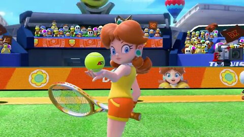 Mario Tennis Aces - Donkey Kong vs Daisy