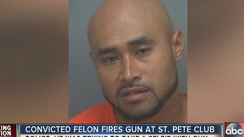 Convicted felon fires gun at St. Pete club