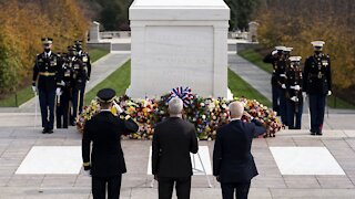 President Biden Salutes Troops As 'Spine Of America' On Veterans Day