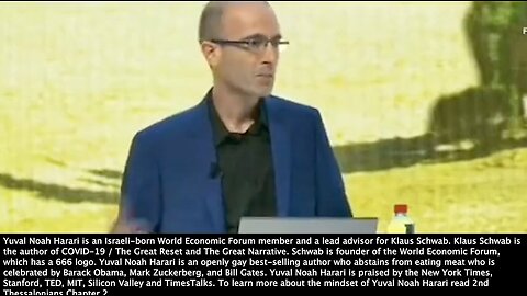 Yuval Noah Harari | "We Will Learn How to Engineer Bodies, Brains and Minds. These Will Be the Main Products of the 21st Century Economy. How Will the Future Masters of the Planet Look Like? This Will Be Decided By the People Who Own the Data"