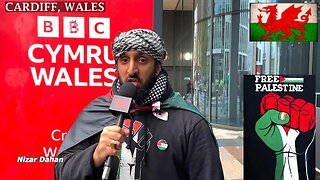 You are not alone, Wales with You. Message for PS from the Defender of Palestine Nizo Dahan