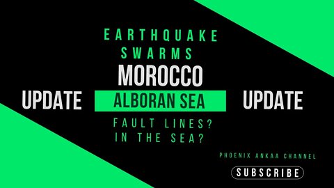 Earthquake Swarms Continues Alboran Sea Fault Lines