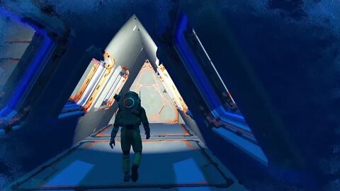 My first attempt at a version of AshFacta's airlock door (No Man's Sky build)