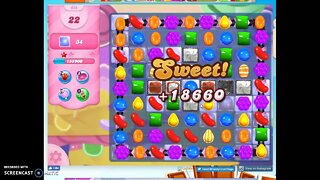 Candy Crush Level 958 Audio Talkthrough, 1 Star 0 Boosters