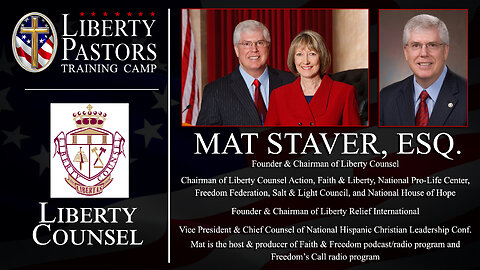 Mat Staver discusses the coming attacks on the church (Dis-respect for Marriage Act)