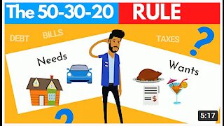 Managing Your Money Using The 50-30-20 Rule