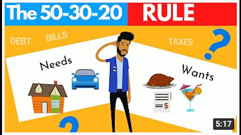 Managing Your Money Using The 50-30-20 Rule