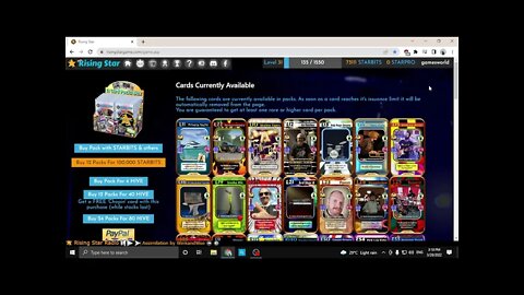 Buying 24 Rising Star Packs For 80 Hive And Opening The Packs | Musical NFT | Gaming | Quinn Trim