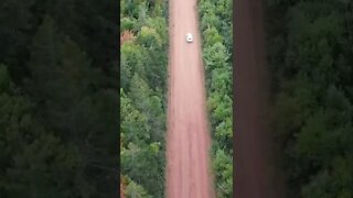 Chasing my friends car with my drone