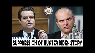 Matt Gaetz REVEALS FBI's DIRTY Tactics Against Trump & Hunter Biden Exposed