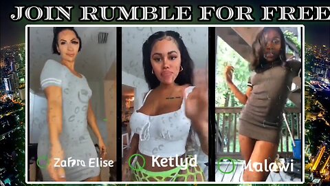 Follow Me On Rumble Where All Models & Celebrities Dancing, Twerking, and Wine'n