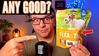 VetIQ Flea & Tick Support for Dogs, Flea and Tick Chewable for Dogs (Full Review)