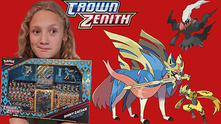 Crown Zenith Premium Figure Collection (Shiny Zacian) Pokémon Cards!
