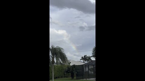 Sunday Rainbow 🌈 In Paradise #FYP #Rainbow #GodsPromise #MarcoIsland #mywalksinparadise #4K