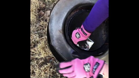 HOW I SWEEP AND CLEAN MY WOOD STOVE!