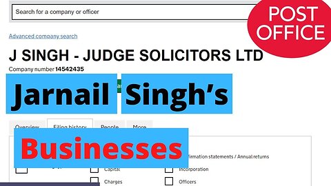 Post Office - What are Jarnail Singh's Businesses?
