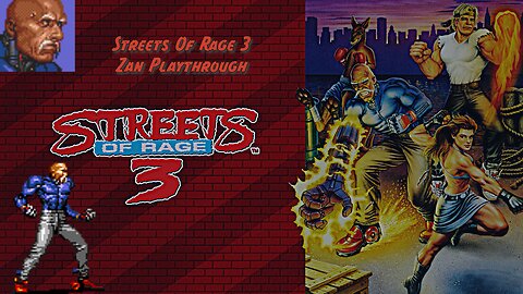 Streets of Rage 3 Longplay | Zan's Epic Battle in Retro Sega Genesis/Mega Drive Adventure