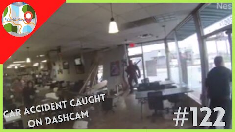 Woman Rams Through Shop - Dashcam Clip Of The Day #122