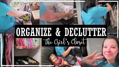 Bedroom Closet Organization & Declutter//Shared Closet//Home Organization