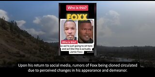 Jamie Foxx Strange Clone Conspiracy Theory and His Clone Movie Mind Control Predictive Programming