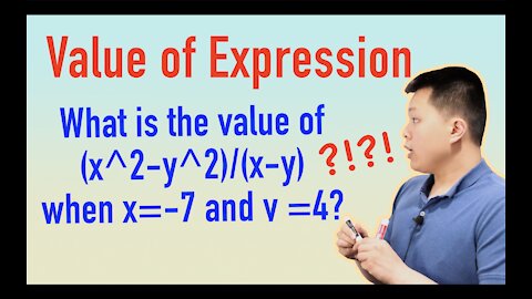 Value of Expression - Practice Problem | CAVEMAN CHANG