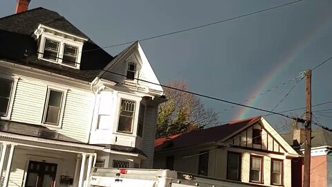 Rainbow after storm over #westvirginia