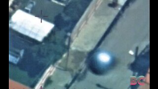 US spy plane photo shows metallic orb UFO flying over Iraq