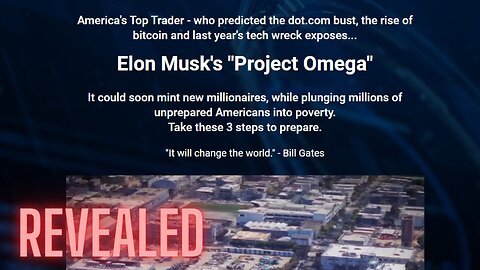 Stock Reveal: Elon Musk's Project Omega (Eric Fry Secrets Revealed For Free) Major Cabal AI Project