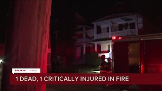 Woman dies in Cleveland house fire, man in critical condition