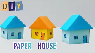 How To Make Easy Paper House | Easy Paper toys