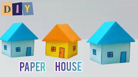 How To Make Easy Paper House | Easy Paper toys