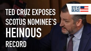 Ted Cruz EXPOSES SCOTUS Nominee's Heinous Record | 3/23/22